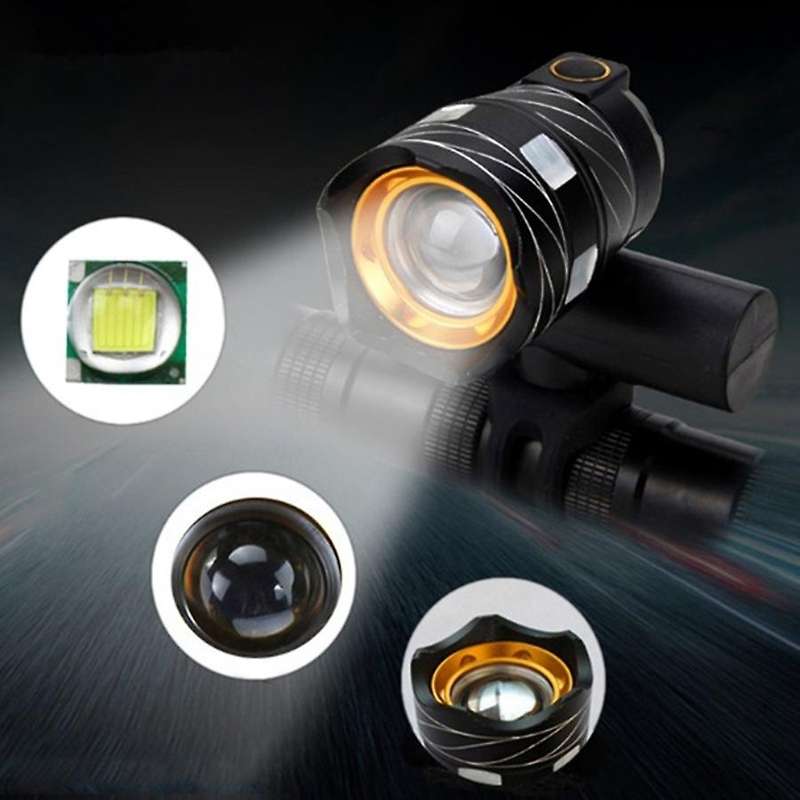Led Bicycle Light Usb Charging Waterproof Front Lights Headlight with Usb Rechargeable Backlight Cyc