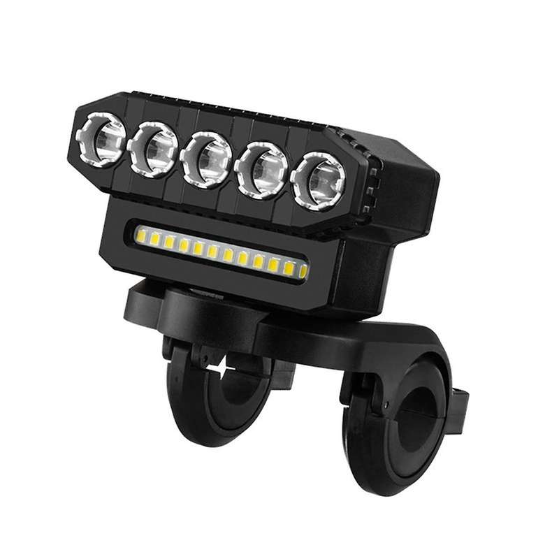 LED Bike Headlight LED Light Bar Bicycle Front Light Power Bank Type-C Charging Bicycle Accessories