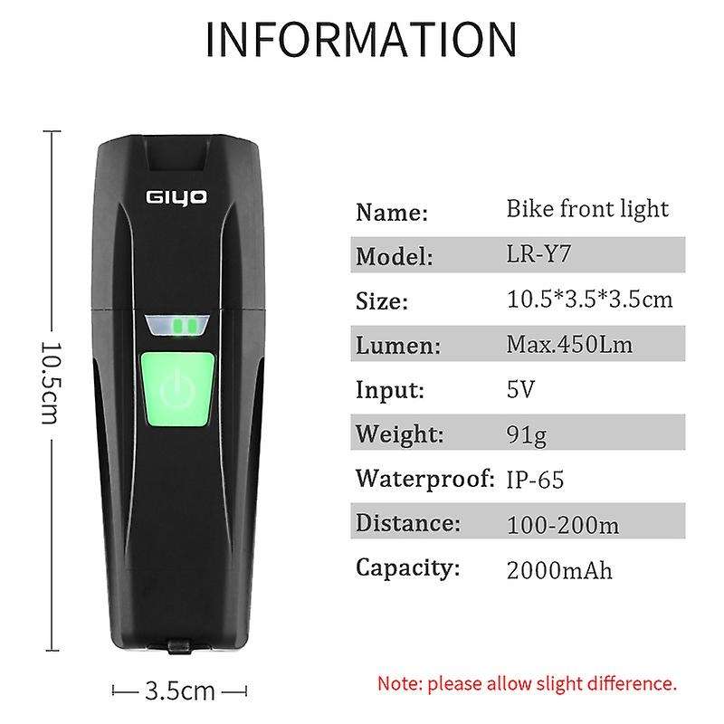 Led Bike Flashlight Usb Rechargeable Headlight for Bicycle Strong Cycling Lamp Bike Front Handlebar