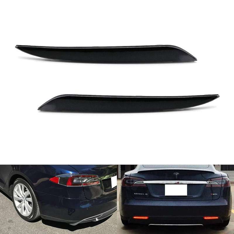 LED Car LED Rear Bumper Light Brake Lights Waterproof Driving Stop Tail Lamps for Model X 2012-2020