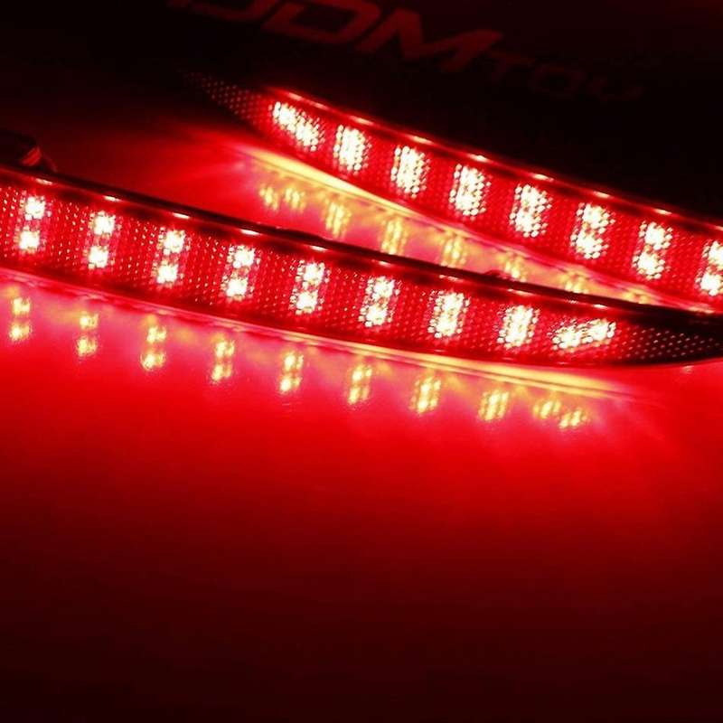 LED Car LED Rear Bumper Light Brake Lights Waterproof Driving Stop Tail Lamps for Model X 2012-2020