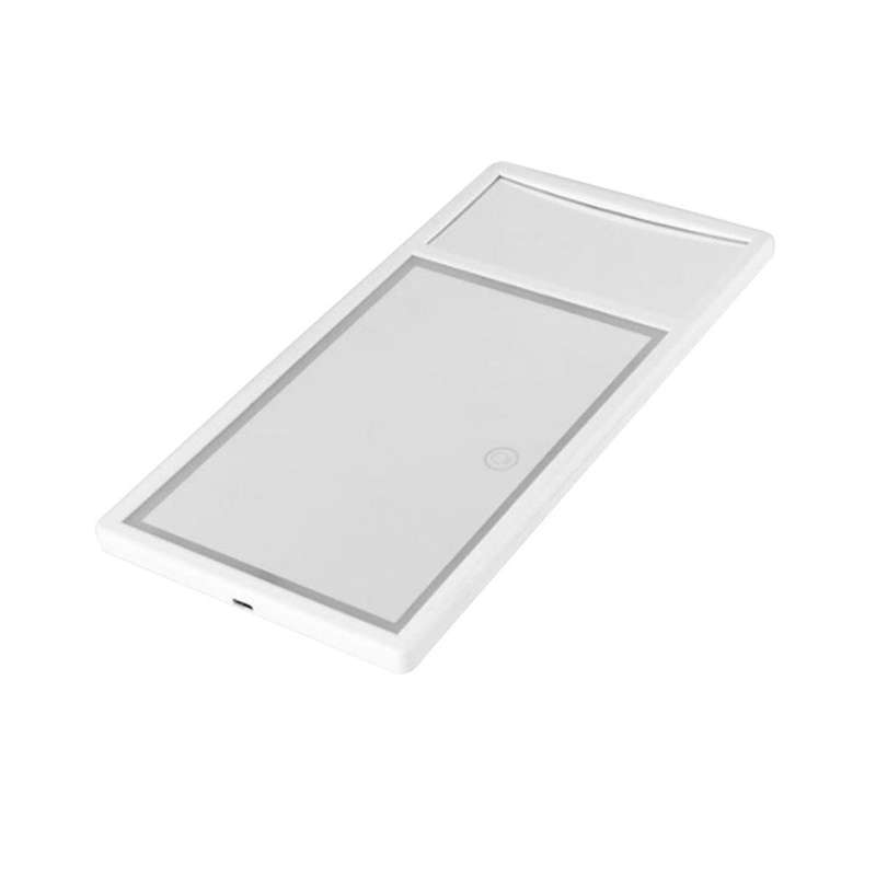 Led Car Interior Mirror Touch Switch Sunshade Live Streaming Mirror Sun Visor High Clear Interior H