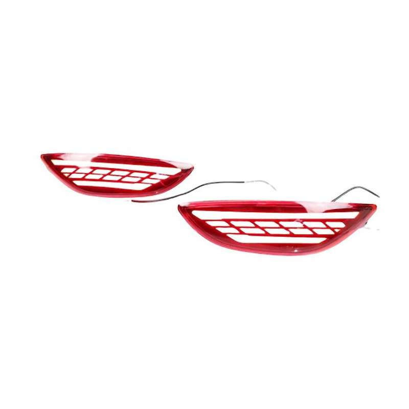 LED Car High-Position Brake Light Rear Bumper Reflector Parking Warning Light Turn Signal for Accent