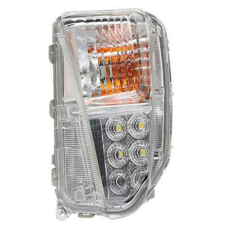 Led Car Left Front Bumper Fog Light Drl Daytime Running Light for Prius Zvw30 2012-2015