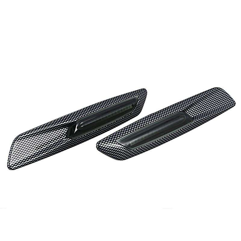 LED Carbon Fiber Side Marker Lights for BM W 5 Series E39 E60 E61