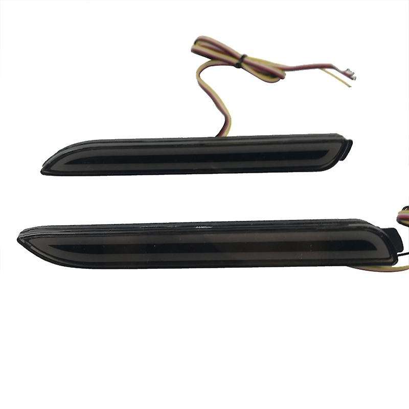 LED Car Rear Bumper Reflector Tail Brake Light Bar Daylight+Brake Light+Running Turn Signals for 200