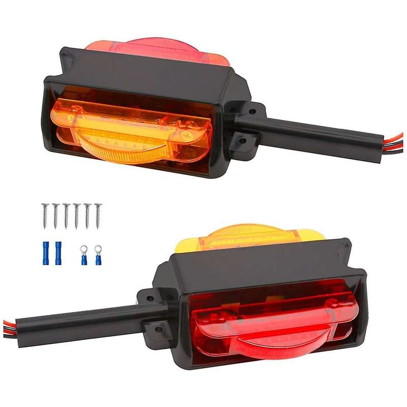 LED Clearance Trailer Lights Trailer Light Assembly Amber Front Red Back Marker Lights Turn Signal L