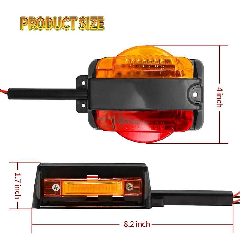 LED Clearance Trailer Lights Trailer Light Assembly Amber Front Red Back Marker Lights Turn Signal L