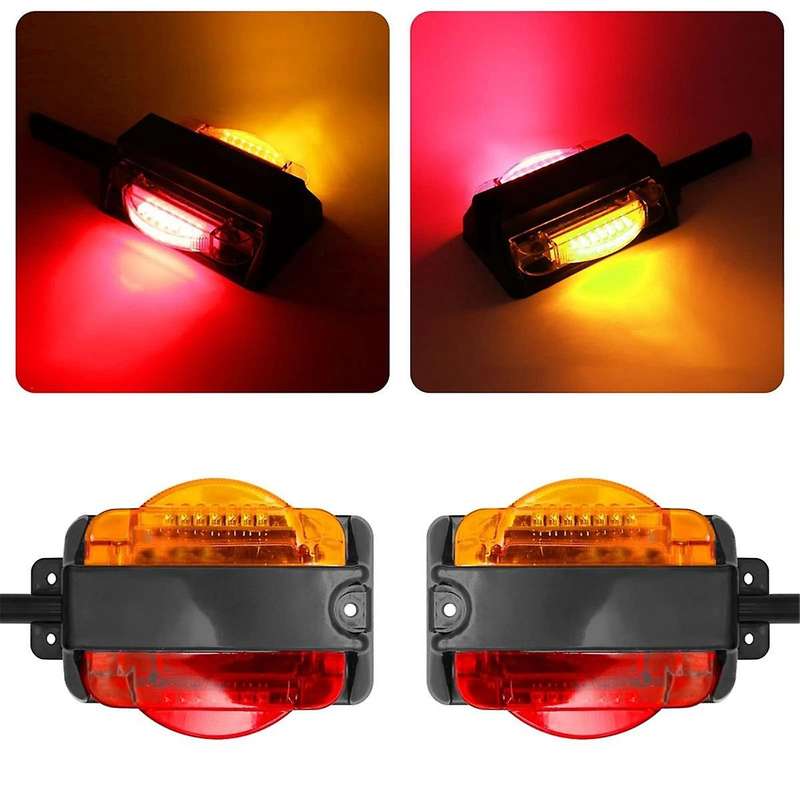 LED Clearance Trailer Lights Trailer Light Assembly Amber Front Red Back Marker Lights Turn Signal L