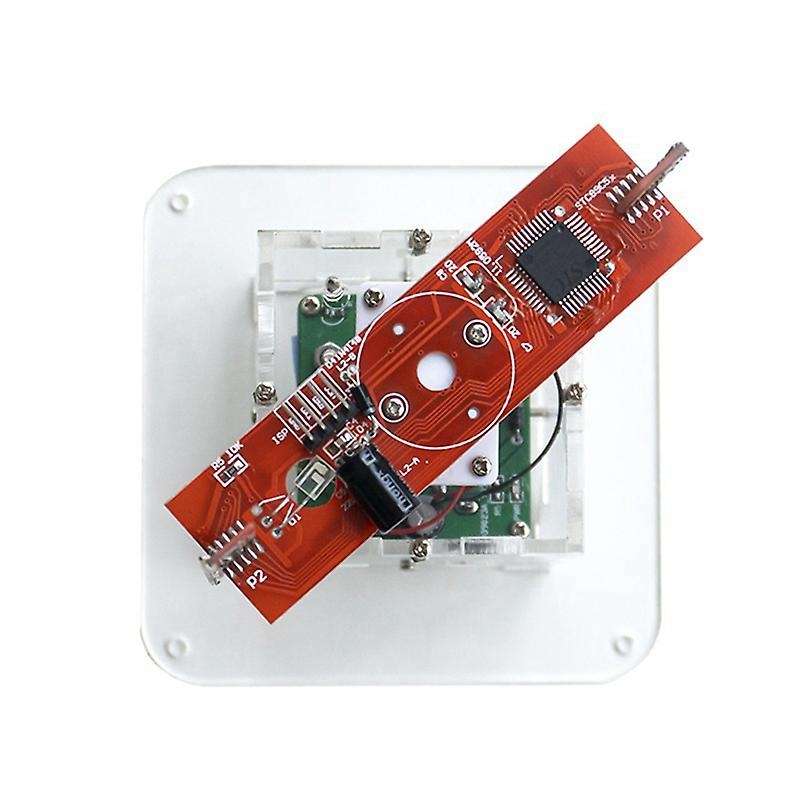 LED Display DIY Kit 51 SCM Dual Color Rotating Welding Spare Parts for Soldering Practice, Kit witho