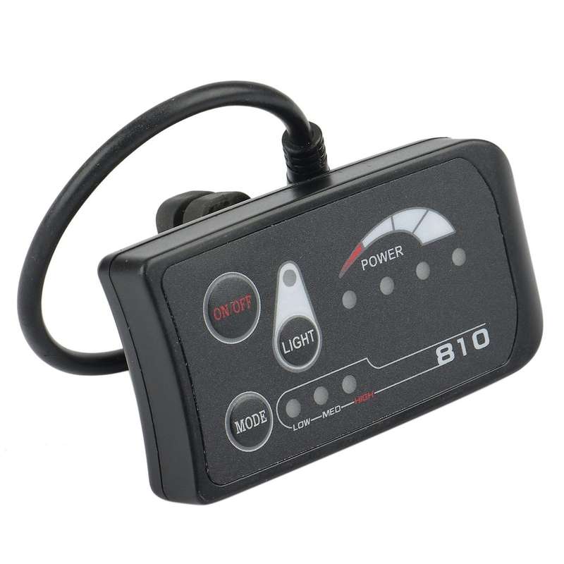 LED Display Connector 810 for Electric Bicycle Cycling Speed Meter Connect Ebike Headlight and LED C