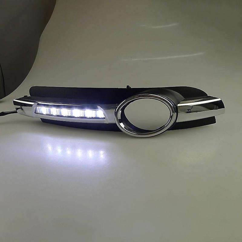 LED DRL Daytime Running Fog Light Lamp for A6 2005-2008