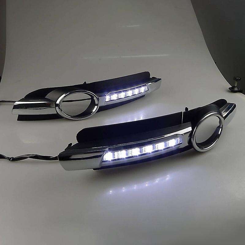 LED DRL Daytime Running Fog Light Lamp for A6 2005-2008