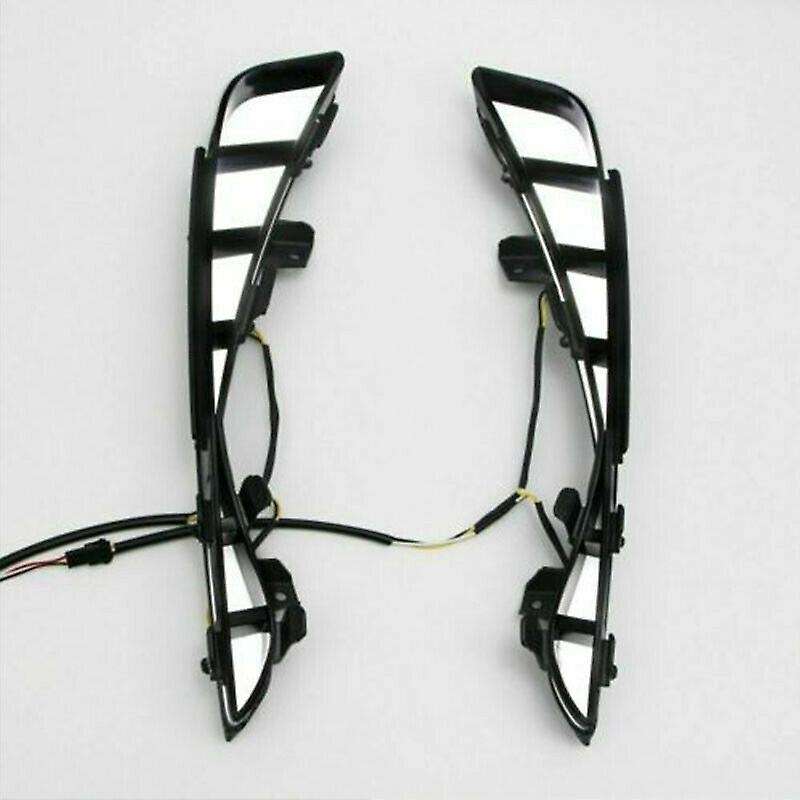 LED DRL Daytime Running Light Bumper Fog Lights Drive Fog Lamps Turn Signal for 2019 2020