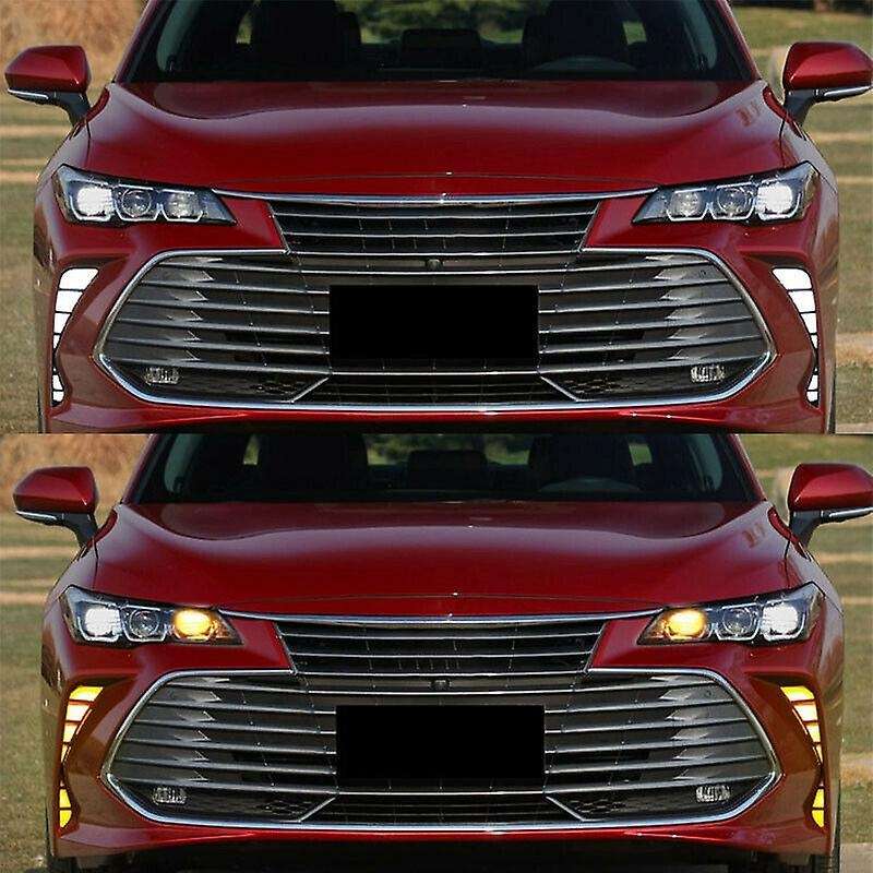 LED DRL Daytime Running Light Bumper Fog Lights Drive Fog Lamps Turn Signal for 2019 2020