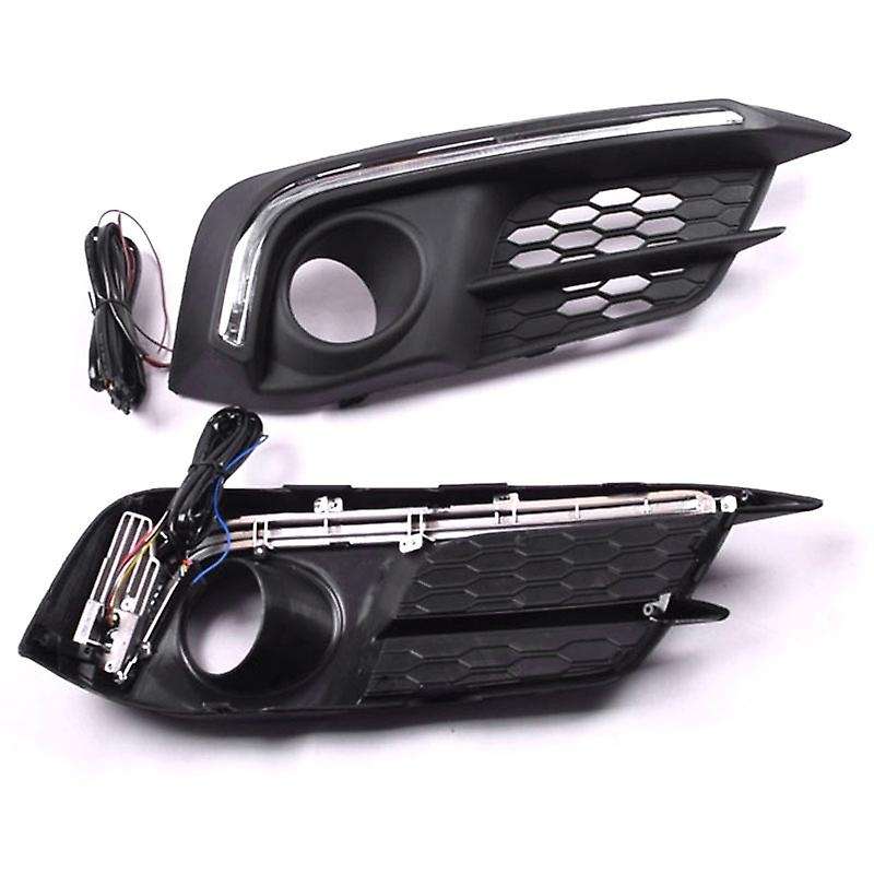 LED DRL Daytime Running Light Fog Lamp 12V Car Running Lights for 2016 2017 2018