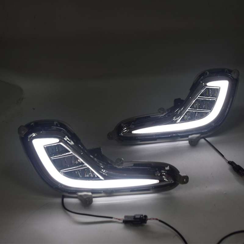 LED DRL Daytime Running Light Fog Lamp 12V Car Running Lights for Accent 2012-2015