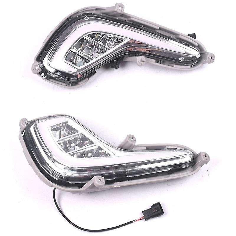 LED DRL Daytime Running Light Fog Lamp 12V Car Running Lights for Accent 2012-2015
