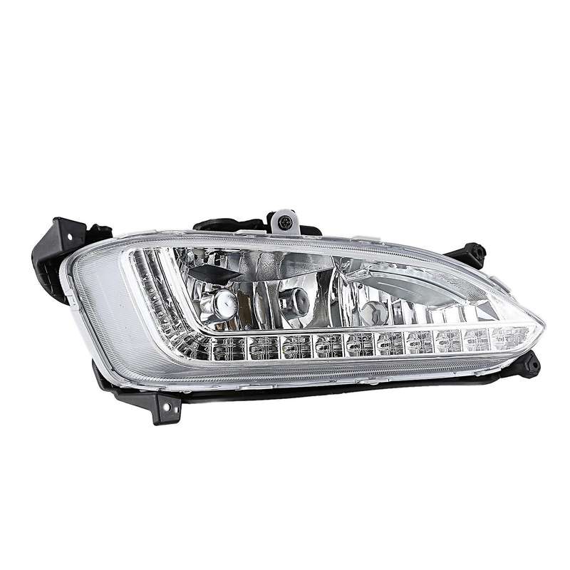 LED DRL Daytime Running Light Fog Lamp 12V Car Running Lights for IX45 2013 2014 2015