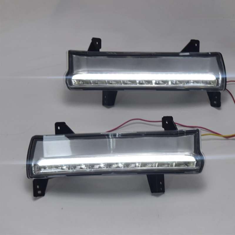 LED DRL Daytime Running Light Fog Lamp 12V Car Running Lights for Compass 2017 2018 2019