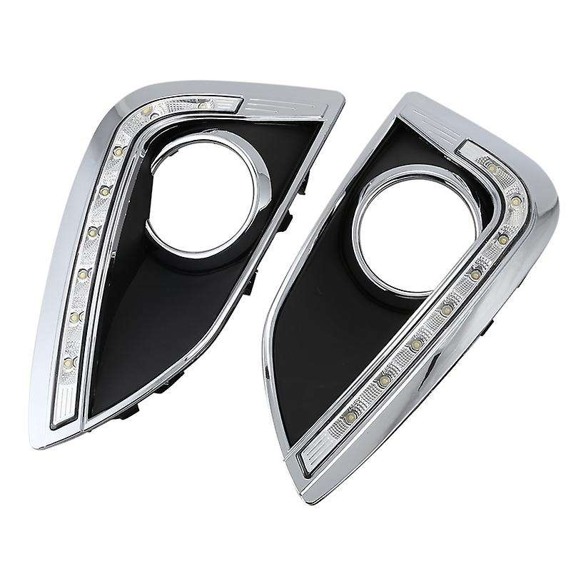 LED DRL Daytime Running Light Fog Lamp 12V Car Running Lights for IX35 Ix 35 2010-2013