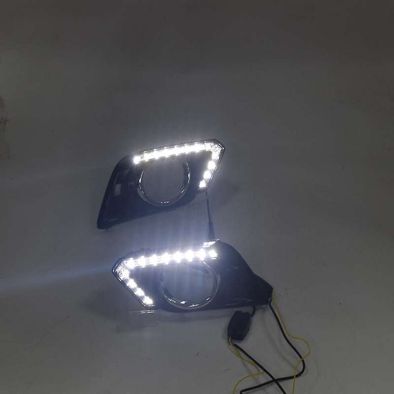 LED DRL Daytime Running Light Fog Lamp 12V Car Running Lights for Xtrail 2014-2016