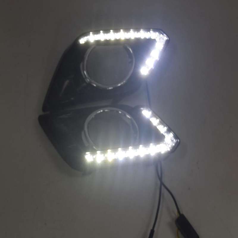 LED DRL Daytime Running Light Fog Lamp 12V Car Running Lights for Xtrail 2014-2016