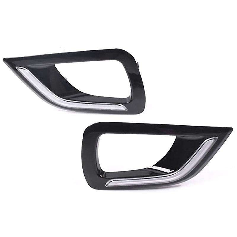 LED DRL Daytime Running Light Fog Lamp 12V Car Running Lights for Navara NP300 2015-2018(White)