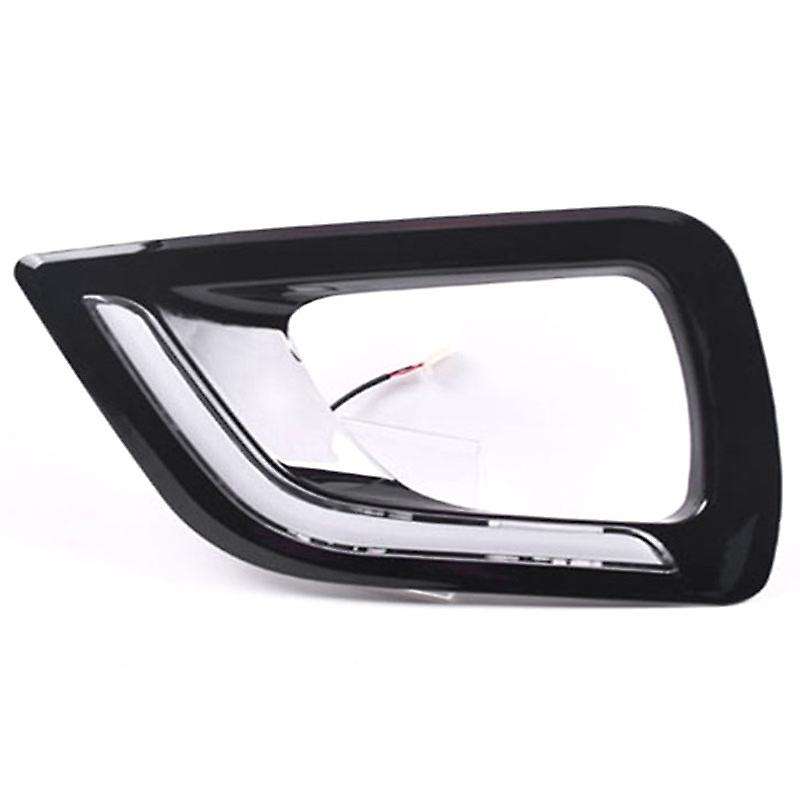 LED DRL Daytime Running Light Fog Lamp 12V Car Running Lights for Navara NP300 2015-2018(White)