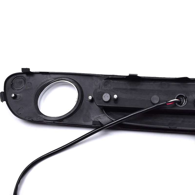 LED DRL Daytime Running Light Fog Lamp 12V Car Running Lights for S80 2009 - 2013(White)