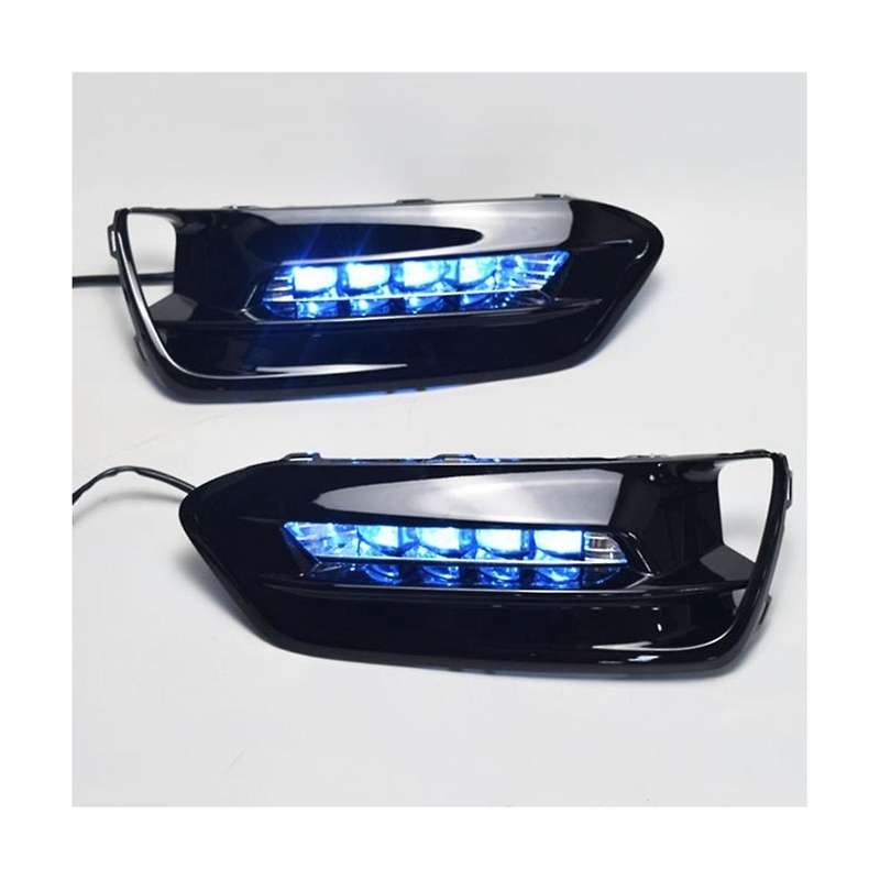 LED DRL Daytime Running Light Fog Lamp Driving Lights Yellow Turn Signal Lamp for Accord 10Th 2018-