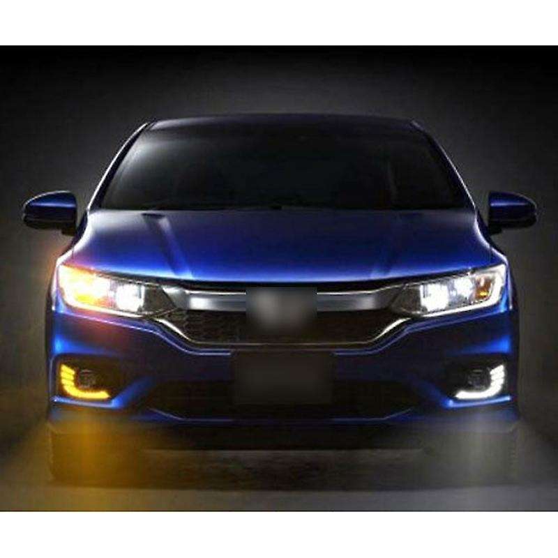 LED DRL Daytime Running Light Turn Signal Lamps ABS for CITY 2017