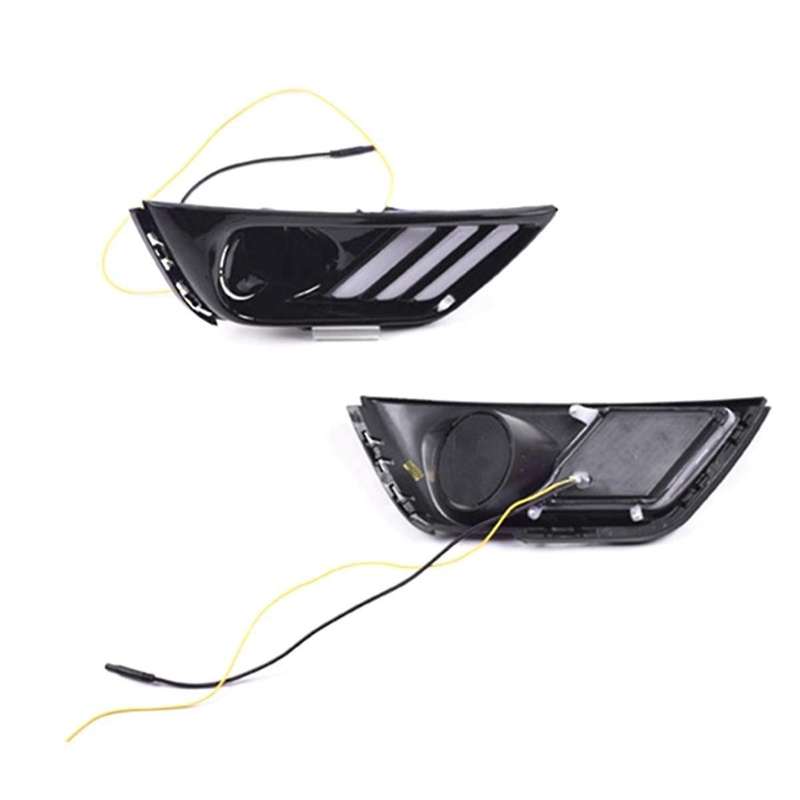 Led Drl Daytime Running Light Led Daylight & White Fog Light for Compass 2017 2018 2019