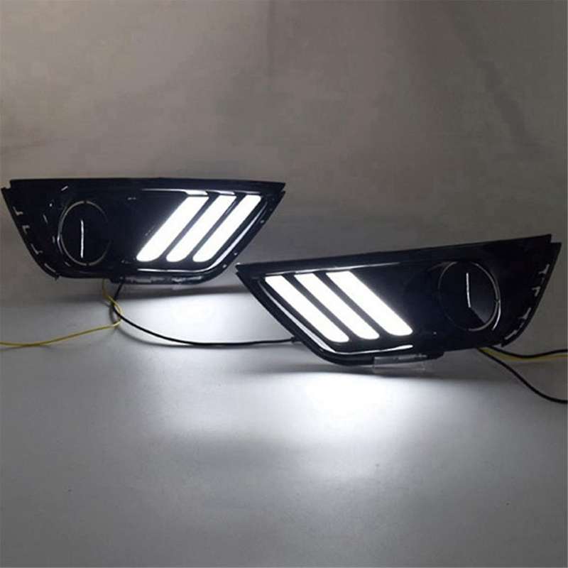 Led Drl Daytime Running Light Led Daylight & White Fog Light for Compass 2017 2018 2019