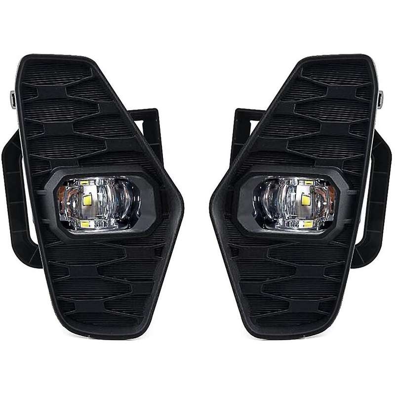 LED DRL Fog Light Fog Lamp Cover Grill Harness Switch for Navara Nueva Facelift Pro-4X 2021
