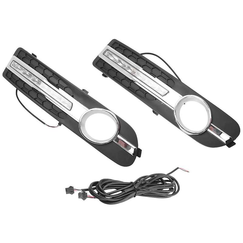 LED DRL Daytime Running Light LED Daylight Amber & White Fog Light for S80 2007-2013