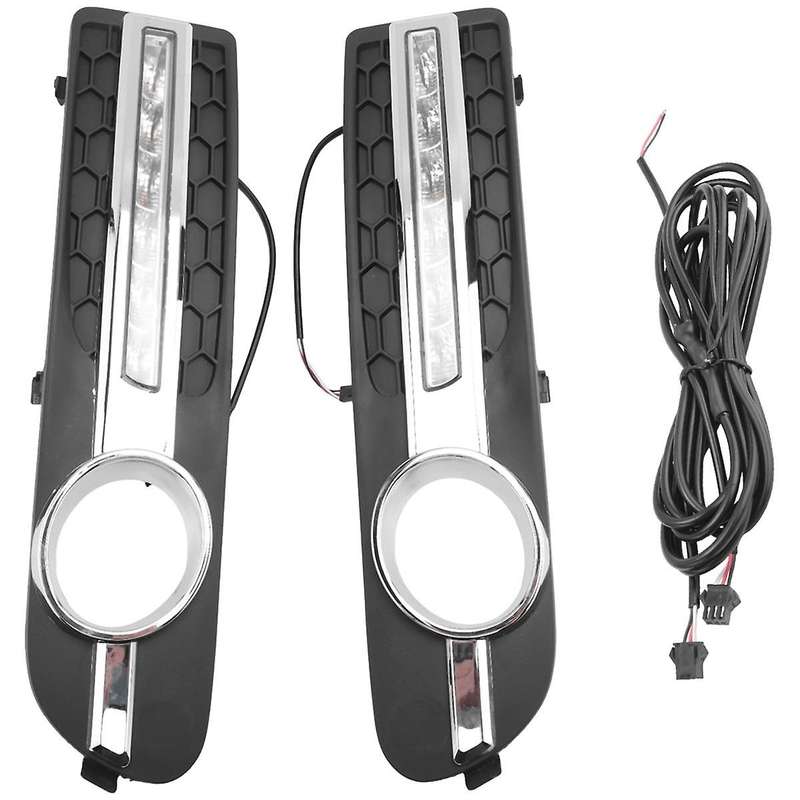 LED DRL Daytime Running Light LED Daylight Amber & White Fog Light for S80 2007-2013