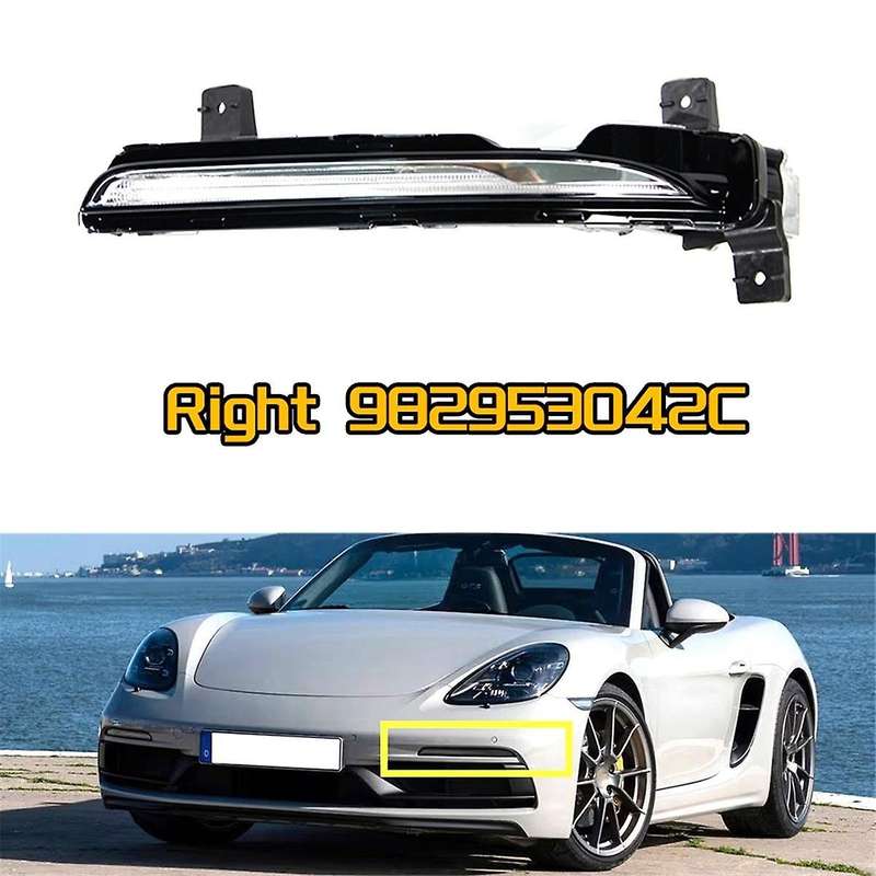 LED DRL Lights LED Daylight Running Lamp Fog Light Left 982953041C for 718 2017-2022