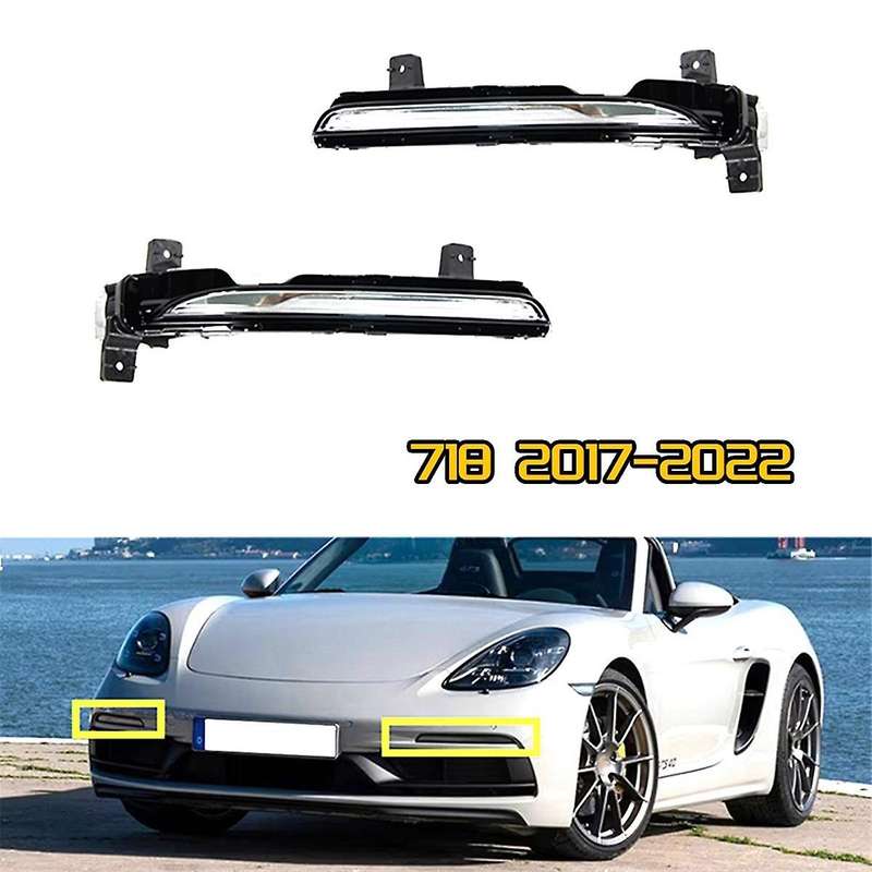 LED DRL Lights LED Daylight Running Lamp Fog Light Left 982953041C for 718 2017-2022