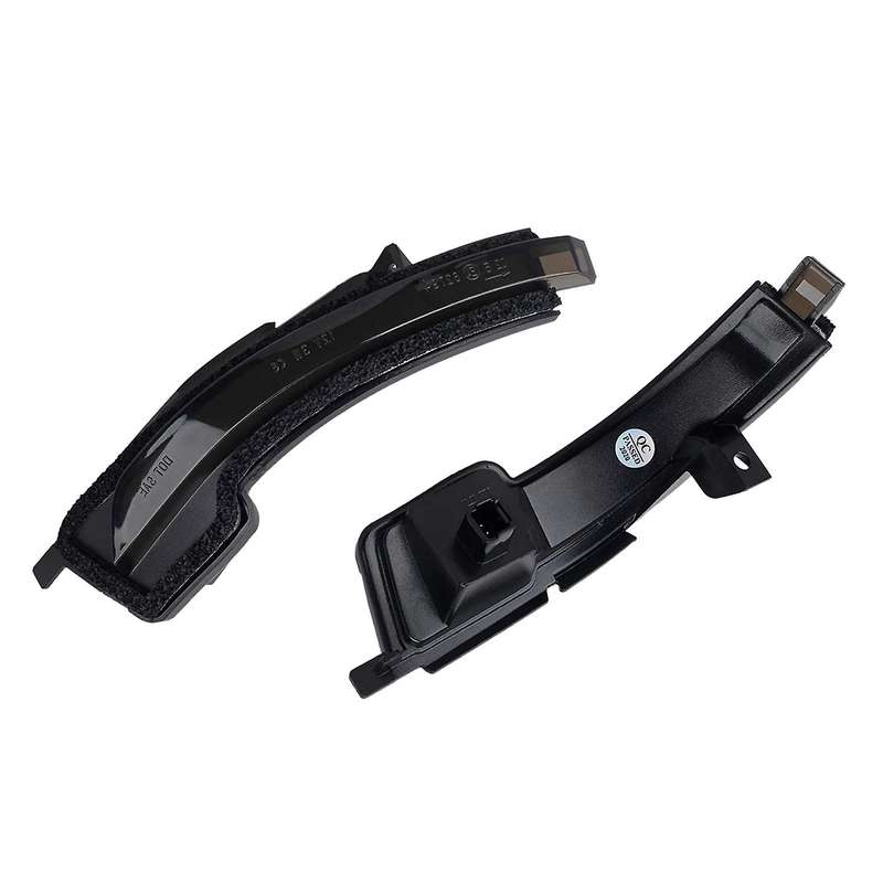 LED Dynamic Side Mirror Lights, for 2015 2016 2017 Rearview Mirror Indicator Turn Signal Light, Blac