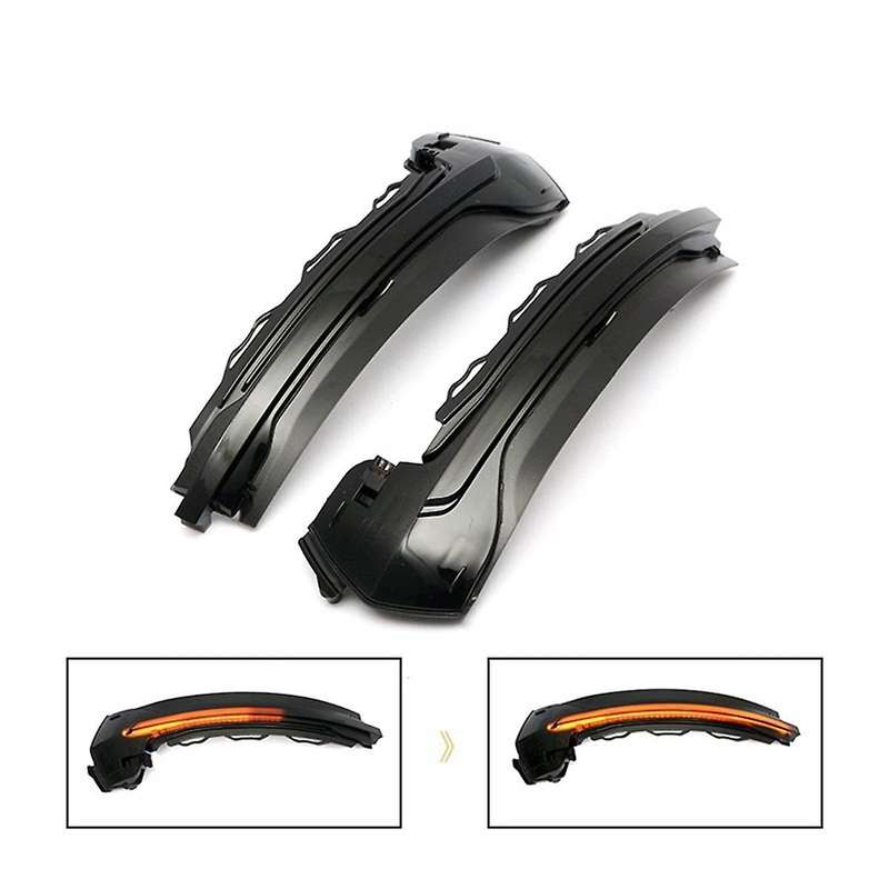 LED Dynamic Turn Signal Light Flashing Water Side Mirror Indicator Blinker for A3 8V S3 RS3 2013-201