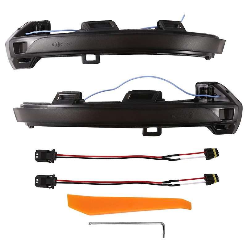 LED Dynamic Side Mirror Indicator, for Golf 8 MK8 GTE GTD 2020 2021 Rearview Turn Signal Flashing Li