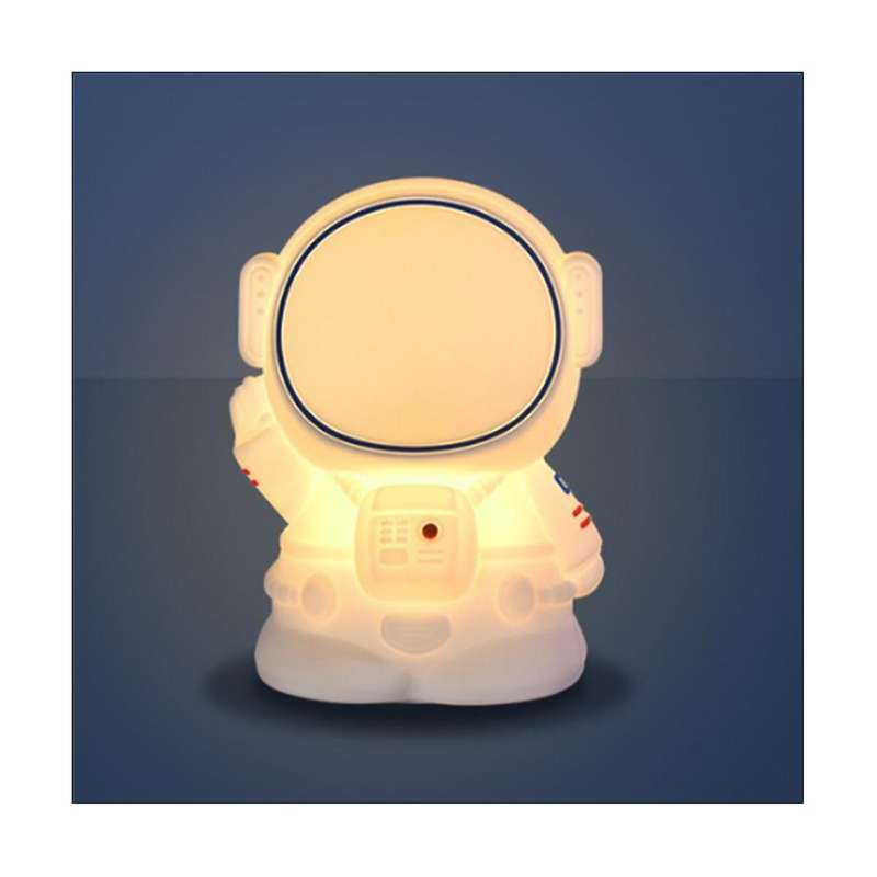 Led Eye Protection Night Light Astronaut Silicone Flapping Lamp Children's Bedside Dormitory Emotio