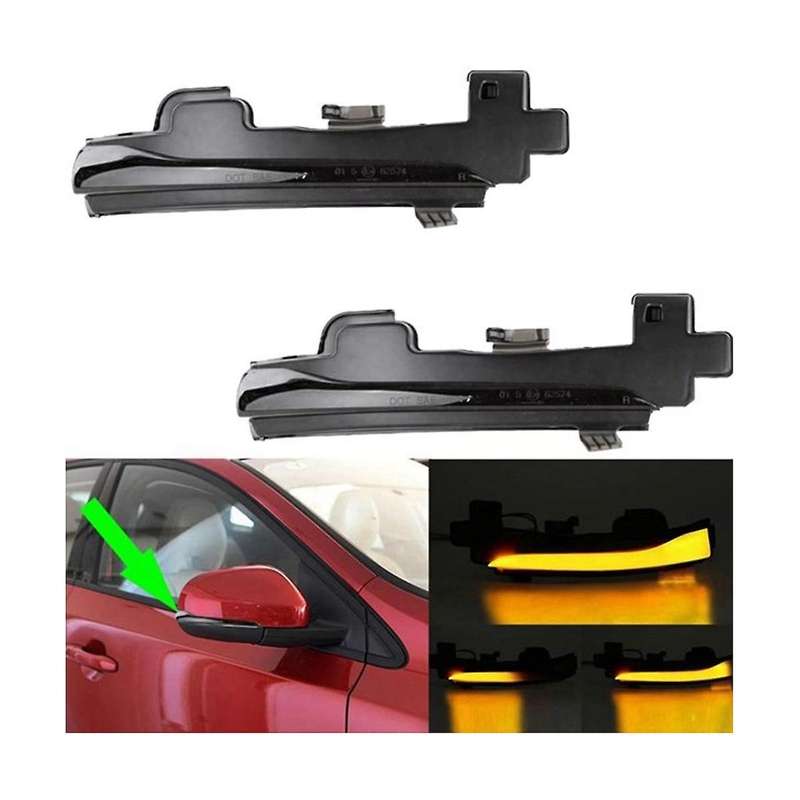 Led Dynamic Turn Signal Light Signal Light Mirror Light Automotive for V40 Cc Ii S60 2011-2018