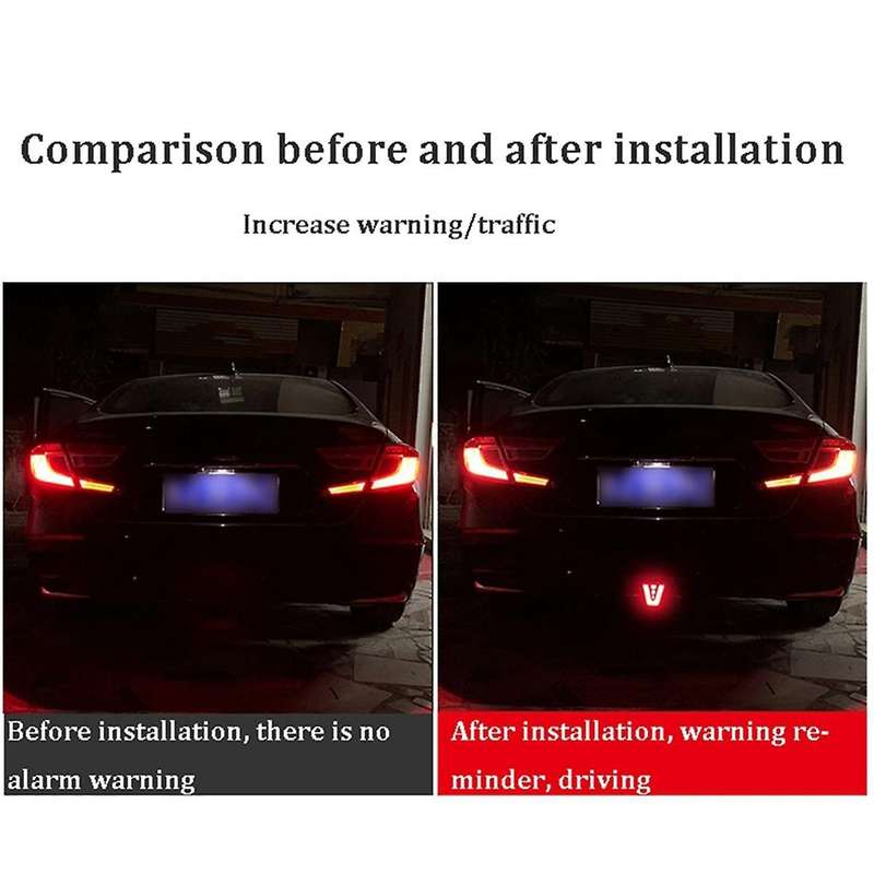 LED F1 V Style Brake Light Universal Car Rear Driving Fog Pilot Lights Rear Tail Third Brake Lamp f