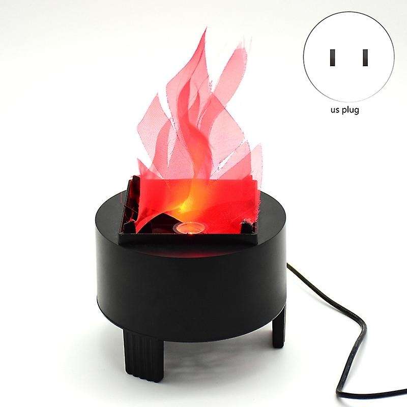 LED Fire Flame Effect Light Artificial Electric Flicker Campfire Lamp Party Decor Supplies for Bar