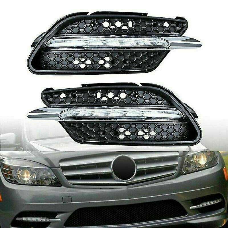 LED Fog Lamp DRL Daytime Running Light for W204 C-Class C300 2008-2011