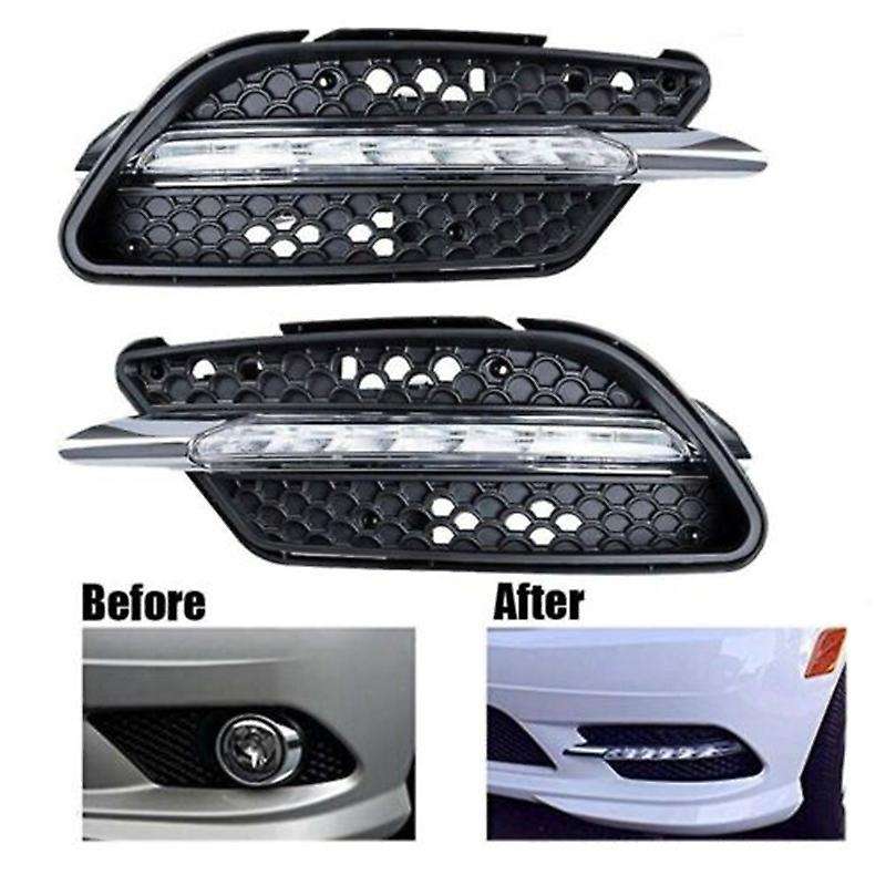 LED Fog Lamp DRL Daytime Running Light for W204 C-Class C300 2008-2011