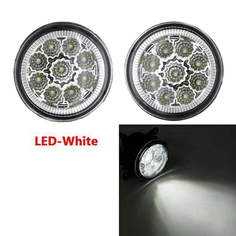 LED Fog Light Headlight Chrome Fog Lamp Cover Bezel Switch Foglights Assembly for J11 ROGUE 15-17