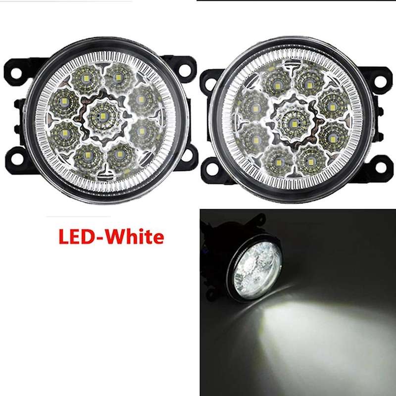 LED Fog Light Headlight Fog Lamp Cover Grill Bezel Switch Foglights Assembly for 2016-2019